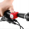 Dzwonek rowerowy elektroniczny w obudowie silikonowej - czerwony Dzwonek rowerowy elektroniczny w obudowie silikonowej - czerwony