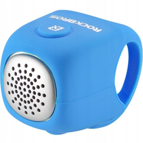 Dzwonek rowerowy elektroniczny w obudowie silikonowej - niebieski Dzwonek rowerowy elektroniczny w obudowie silikonowej - niebieski