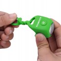 Dzwonek rowerowy elektroniczny w obudowie silikonowej - zielony Dzwonek rowerowy elektroniczny w obudowie silikonowej - zielony