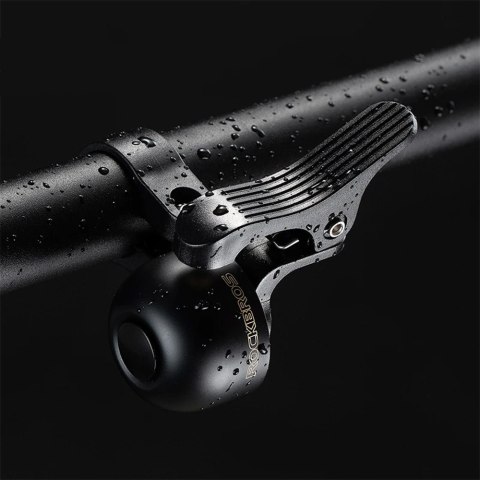 Dzwonek rowerowy na prawą stronę kierownicy - czarny Dzwonek rowerowy na prawą stronę kierownicy - czarny