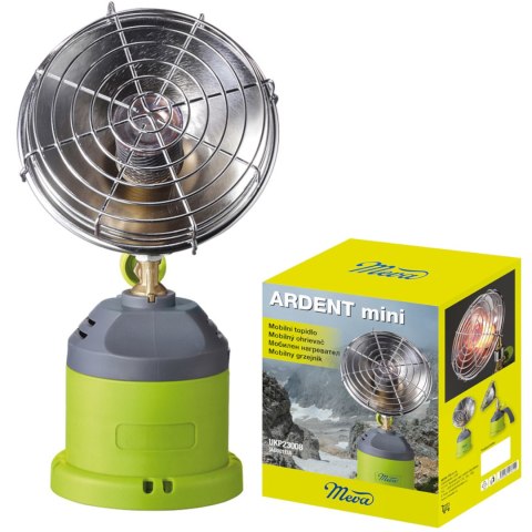 Grzejnik turystyczny ARDENT MINI słoneczko promiennik na kartusz gazowy 1kW Grzejnik turystyczny ARDENT MINI słoneczko promiennik na kartusz gazowy 1kW