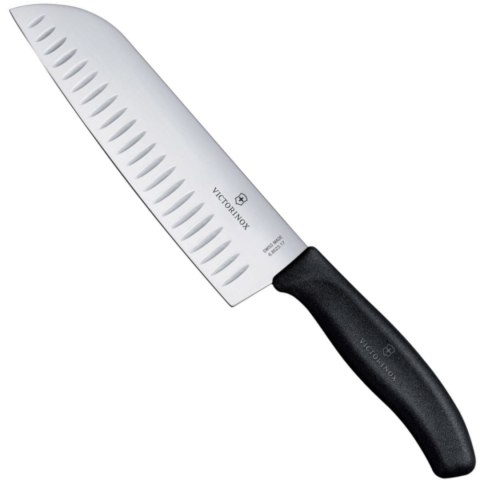 Nóż szefa kuchni Santoku ze szlifem kulowym SWISS CLASSIC dł. 170/298 mm Nóż szefa kuchni Santoku ze szlifem kulowym SWISS CLASSIC dł. 170/298 mm