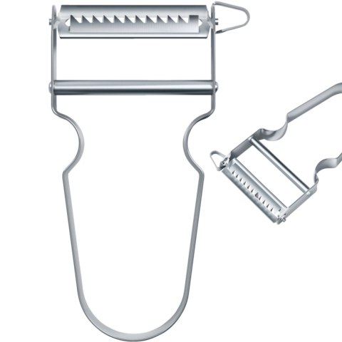 Obieraczka do warzyw owoców z ostrzem Julienne STAR - srebrna Obieraczka do warzyw owoców z ostrzem Julienne STAR - srebrna