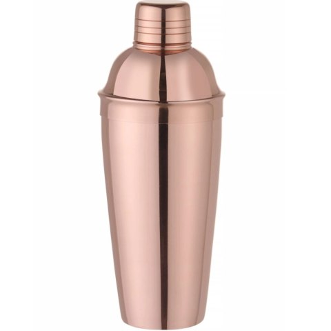 Shaker barmański 3 częściowy do drinków i koktajli Cobbler 0.8 l - miedziany Shaker barmański 3 częściowy do drinków i koktajli Cobbler 0.8 l - miedziany