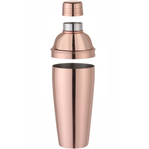 Shaker barmański 3 częściowy do drinków i koktajli Cobbler 0.8 l - miedziany Shaker barmański 3 częściowy do drinków i koktajli Cobbler 0.8 l - miedziany