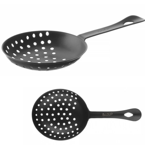 Sitko barmańskie do odcedzania drinków koktajli Julep 160 x 76 mm - czarny Sitko barmańskie do odcedzania drinków koktajli Julep 160 x 76 mm - czarny