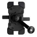 Uchwyt na telefon 4.5-7.2 do motocykla obrotowy 360 - czarny Uchwyt na telefon 4.5-7.2 do motocykla obrotowy 360 - czarny