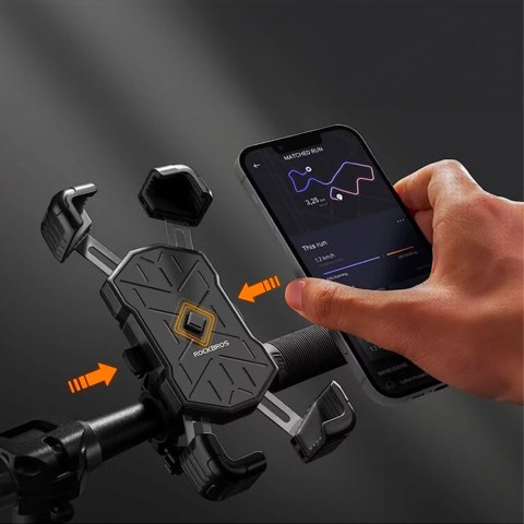 Uchwyt na telefon 4.5-7.2 do motocykla obrotowy 360 - czarny Uchwyt na telefon 4.5-7.2 do motocykla obrotowy 360 - czarny