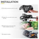 Wielofunkcyjny uchwyt rowerowy stabilizator torby podsiodłowej - czarny Wielofunkcyjny uchwyt rowerowy stabilizator torby podsiodłowej - czarny