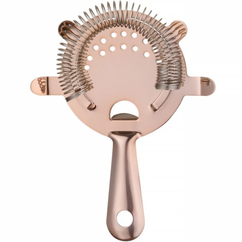 Zestaw barmański w tubie shaker jigger sitko muddler łyżka - miedziany Zestaw barmański w tubie shaker jigger sitko muddler łyżka - miedziany