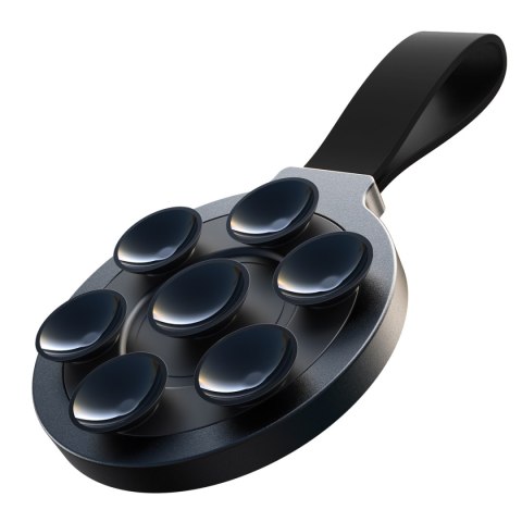 Genialny uchwyt na telefon magnetyczny z przyssawkami czarny Genialny uchwyt na telefon magnetyczny z przyssawkami czarny