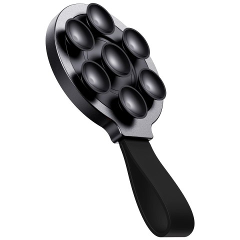 Genialny uchwyt na telefon magnetyczny z przyssawkami czarny Genialny uchwyt na telefon magnetyczny z przyssawkami czarny