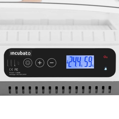 Inkubator klujnik do 35 jaj automatyczny z systemem nawilżania i owoskopem 80 W Inkubator klujnik do 35 jaj automatyczny z systemem nawilżania i owoskopem 80 W