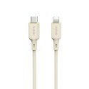 Kabel przewód wzmacniany SR do iPhone USB-C - Lightning 30W 1m beżowy Kabel przewód wzmacniany SR do iPhone USB-C - Lightning 30W 1m beżowy