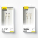 Kabel przewód wzmacniany SR do iPhone USB-C - Lightning 30W 1m beżowy Kabel przewód wzmacniany SR do iPhone USB-C - Lightning 30W 1m beżowy