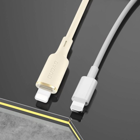 Kabel przewód wzmacniany SR do iPhone USB-C - Lightning 30W 1m beżowy Kabel przewód wzmacniany SR do iPhone USB-C - Lightning 30W 1m beżowy