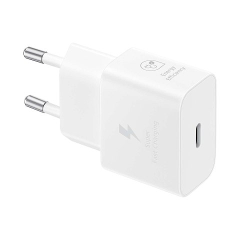 Ładowarka sieciowa Samsung GaN USB-C 25W SFC biała Ładowarka sieciowa Samsung GaN USB-C 25W SFC biała