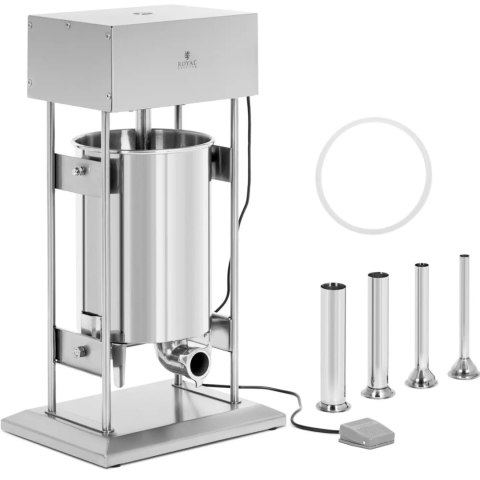 Nadziewarka do kiełbas elektryczna pionowa 4 lejki 20 l 300 W Nadziewarka do kiełbas elektryczna pionowa 4 lejki 20 l 300 W