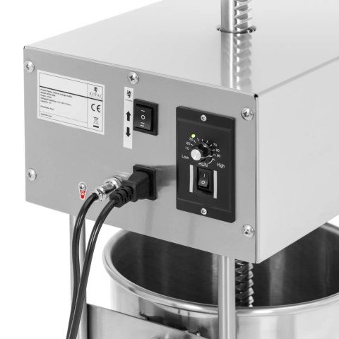 Nadziewarka do kiełbas elektryczna pionowa 4 lejki 20 l 300 W Nadziewarka do kiełbas elektryczna pionowa 4 lejki 20 l 300 W