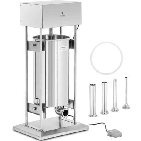 Nadziewarka do kiełbas elektryczna pionowa 4 lejki 25 l 350 W Nadziewarka do kiełbas elektryczna pionowa 4 lejki 25 l 350 W