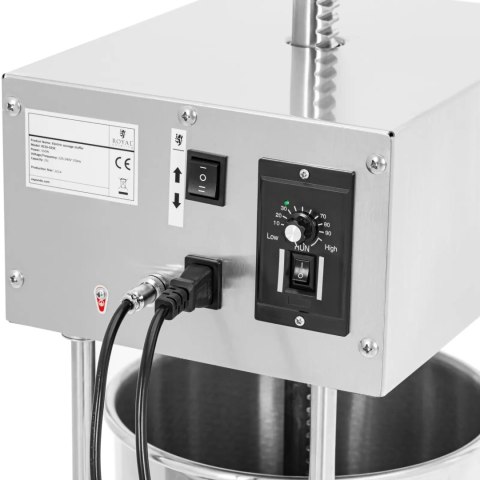Nadziewarka do kiełbas elektryczna pionowa 4 lejki 25 l 350 W Nadziewarka do kiełbas elektryczna pionowa 4 lejki 25 l 350 W