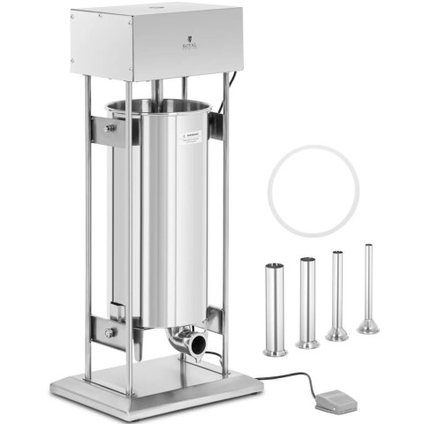 Nadziewarka do kiełbas elektryczna pionowa 4 lejki 30 l 400 W Nadziewarka do kiełbas elektryczna pionowa 4 lejki 30 l 400 W