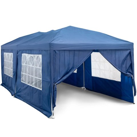 Namiot pawilon ogrodowy ze ścianami wodoodporny 3 x 6 m Namiot pawilon ogrodowy ze ścianami wodoodporny 3 x 6 m