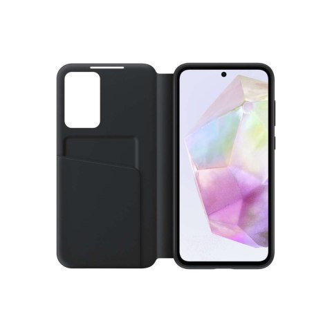 Oryginalne etui Smart View Wallet z klapką do Samsung Galaxy A35 czarne Oryginalne etui Smart View Wallet z klapką do Samsung Galaxy A35 czarne