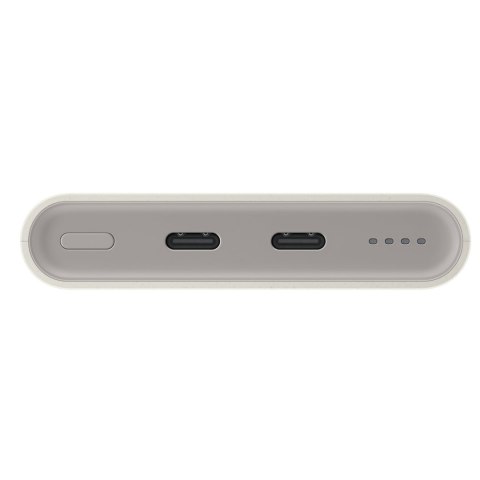 Oryginalny powerbank FastCharge 2x USB-C 25W 10000mAh beżowy Oryginalny powerbank FastCharge 2x USB-C 25W 10000mAh beżowy