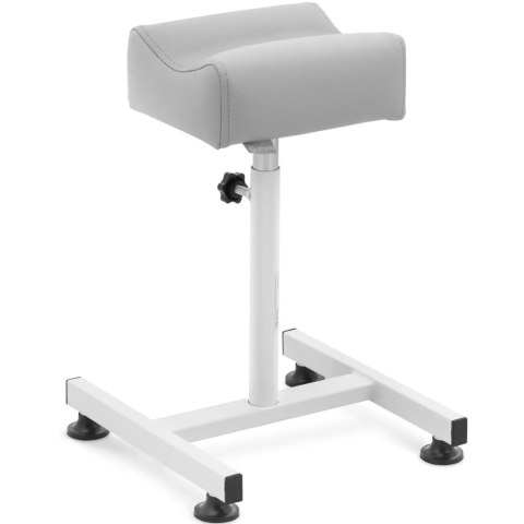 Podnóżek kosmetyczny do pedicure 24x22cm wys. 47-67cm - szary Podnóżek kosmetyczny do pedicure 24x22cm wys. 47-67cm - szary
