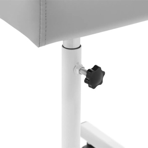 Podnóżek kosmetyczny do pedicure 24x22cm wys. 47-67cm - szary Podnóżek kosmetyczny do pedicure 24x22cm wys. 47-67cm - szary