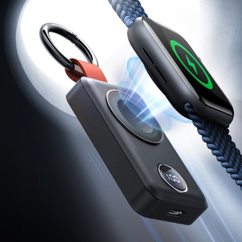 Powerbank kieszonkowy brelok 2000mAh 3W do Apple Watch czarny Powerbank kieszonkowy brelok 2000mAh 3W do Apple Watch czarny