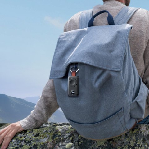 Powerbank kieszonkowy brelok 2000mAh 3W do Apple Watch czarny Powerbank kieszonkowy brelok 2000mAh 3W do Apple Watch czarny