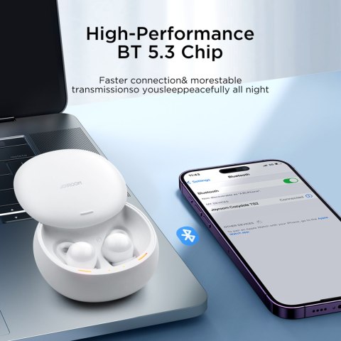 Słuchawki bezprzewodowe TWS Cozydots Series z aktywną redukcją szumów Bluetooth 5.3 białe Słuchawki bezprzewodowe TWS Cozydots Series z aktywną redukcją szumów Bluetooth 5.3 białe