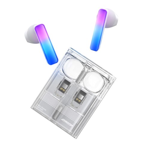 Słuchawki bezprzewodowe TWS IceLens Series ze światłami LED białe Słuchawki bezprzewodowe TWS IceLens Series ze światłami LED białe