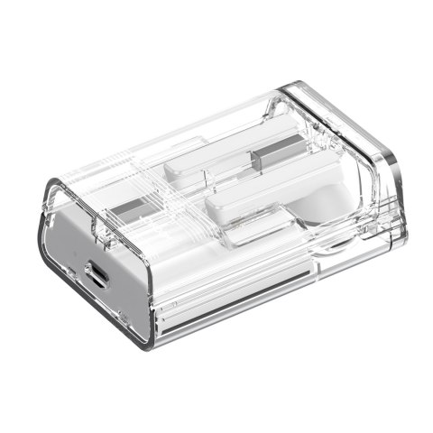 Słuchawki bezprzewodowe TWS IceLens Series ze światłami LED białe Słuchawki bezprzewodowe TWS IceLens Series ze światłami LED białe