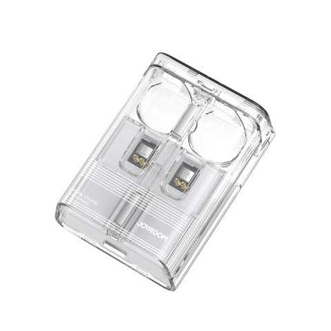 Słuchawki bezprzewodowe TWS IceLens Series ze światłami LED białe Słuchawki bezprzewodowe TWS IceLens Series ze światłami LED białe