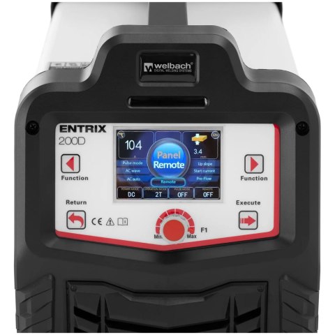 Spawarka cyfrowa do aluminium ENTRIX TIG MMA HF AC/DC Puls 200A Spawarka cyfrowa do aluminium ENTRIX TIG MMA HF AC/DC Puls 200A