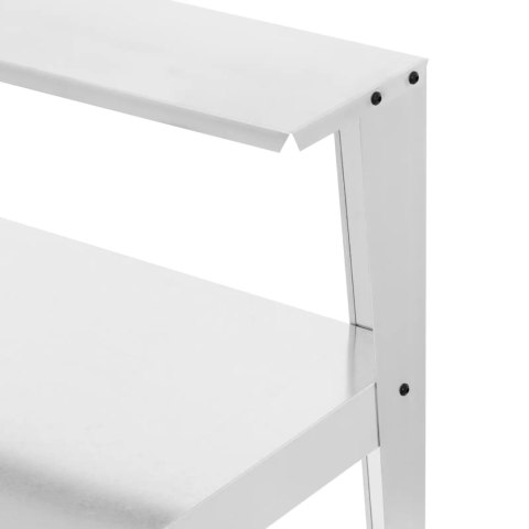 Stół ogrodniczy do sadzenia roślin z półką stalowy 112 x 61 x 109 cm Stół ogrodniczy do sadzenia roślin z półką stalowy 112 x 61 x 109 cm