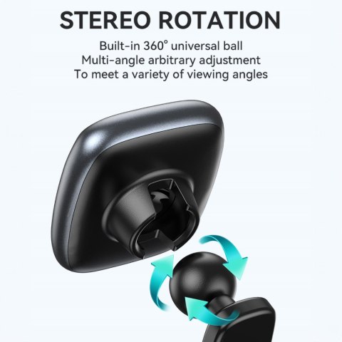 Uchwyt na telefon magnetyczny na deskę rozdzielczą w samochodzie czarny Uchwyt na telefon magnetyczny na deskę rozdzielczą w samochodzie czarny