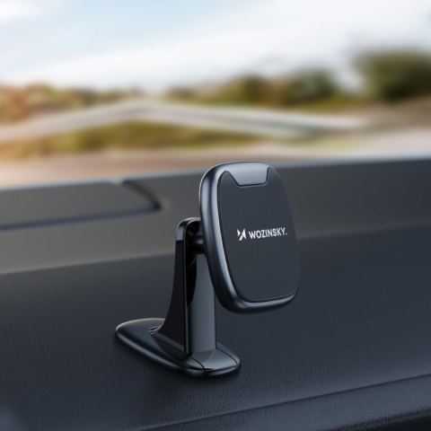 Uchwyt na telefon magnetyczny na deskę rozdzielczą w samochodzie czarny Uchwyt na telefon magnetyczny na deskę rozdzielczą w samochodzie czarny