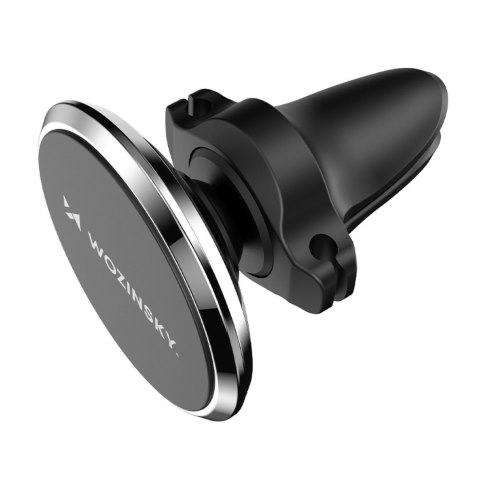 Uchwyt na telefon magnetyczny na kratkę nawiewu do samochodu czarny Uchwyt na telefon magnetyczny na kratkę nawiewu do samochodu czarny