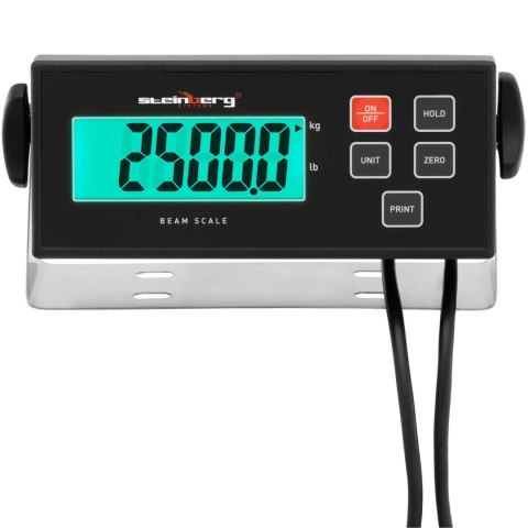 Waga płozowa belkowa paletowa LCD 2500 / 0.5 kg 1000 x 100 mm Waga płozowa belkowa paletowa LCD 2500 / 0.5 kg 1000 x 100 mm