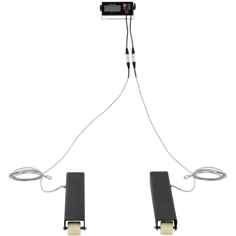 Waga płozowa belkowa paletowa LCD 2500 / 0.5 kg 1000 x 100 mm Waga płozowa belkowa paletowa LCD 2500 / 0.5 kg 1000 x 100 mm