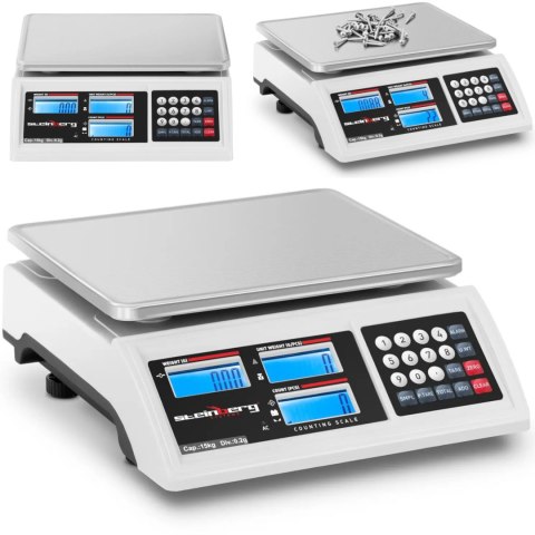 Waga sklepowa handlowa licząca LCD RS232 15000 g / 0.2 g Waga sklepowa handlowa licząca LCD RS232 15000 g / 0.2 g