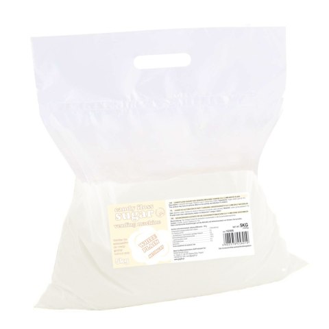 Cukier do automatu do waty cukrowej granulacja 0.8-1.2mm smak naturalny BIAŁY 5kg Cukier do automatu do waty cukrowej granulacja 0.8-1.2mm smak naturalny BIAŁY 5kg