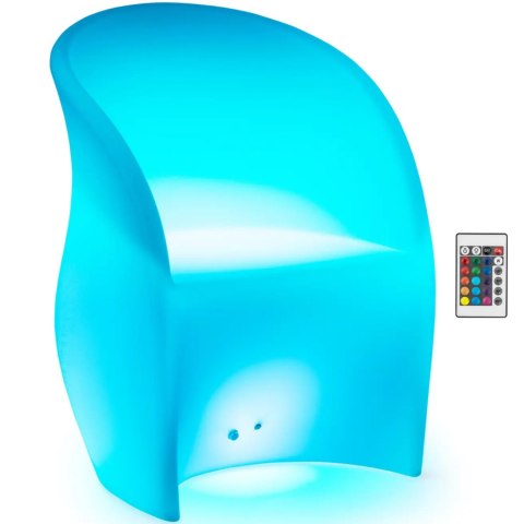 Fotel klubowy barowy podświetlany LED 80 x 60 cm Fotel klubowy barowy podświetlany LED 80 x 60 cm