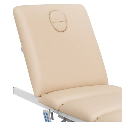 Fotel kosmetyczny do masażu tatuażu SPA 150 kg VITERBO - beżowo złoty Fotel kosmetyczny do masażu tatuażu SPA 150 kg VITERBO - beżowo złoty