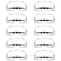 Gogle okulary ochronne BHP przeciwpyłowe - zestaw 10 szt. Gogle okulary ochronne BHP przeciwpyłowe - zestaw 10 szt.