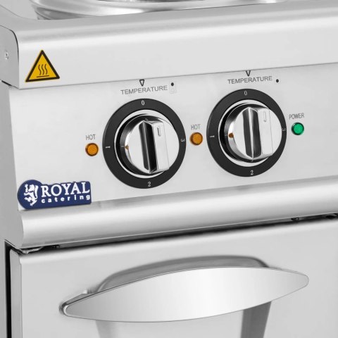 Kuchnia elektryczna wolnostojąca z szafką 2 pola grzewcze 5.2 kW 400 V Kuchnia elektryczna wolnostojąca z szafką 2 pola grzewcze 5.2 kW 400 V